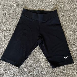 Nike Sportswear Womens Bike Shorts Black Leg-A-See Longline Size XS